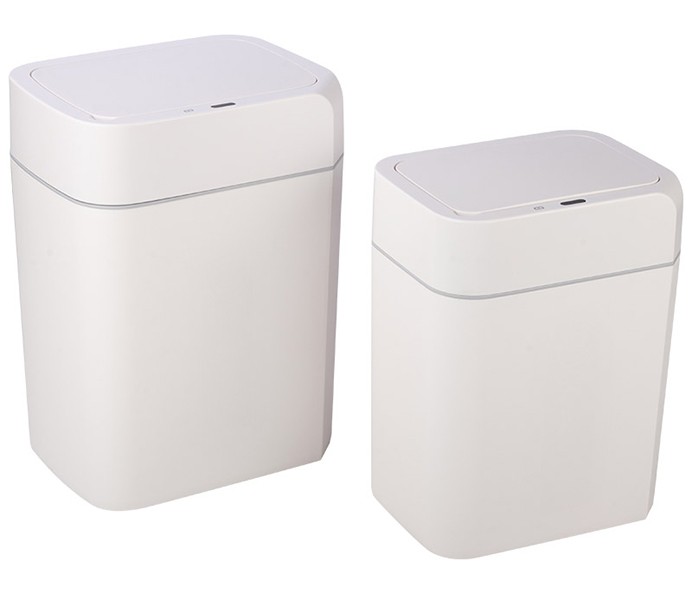Набор сенсорных мусорных ведер "Energy" Smart 111282 16л+12л белый       1/6шт.