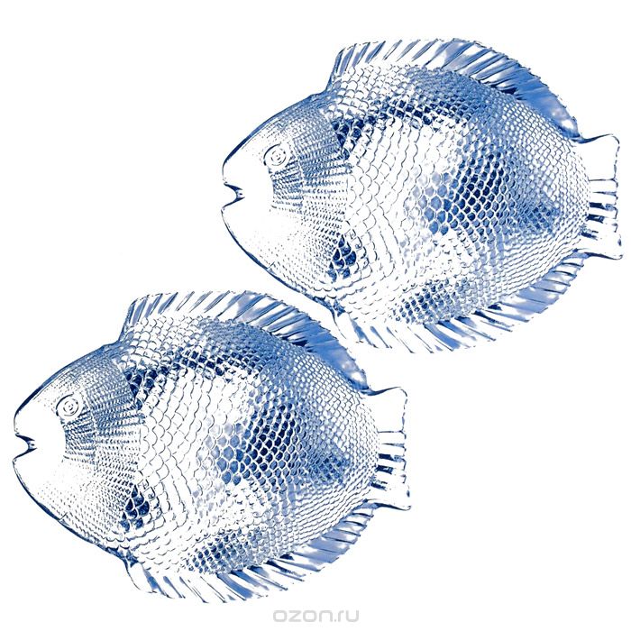 Набор селедочниц "Lite blue" (6пр.) 10257 сред.   1/4шт.
