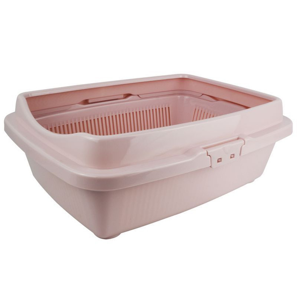 Туалет для кошек полная компл. 235 пепельно-роз              1/18шт.