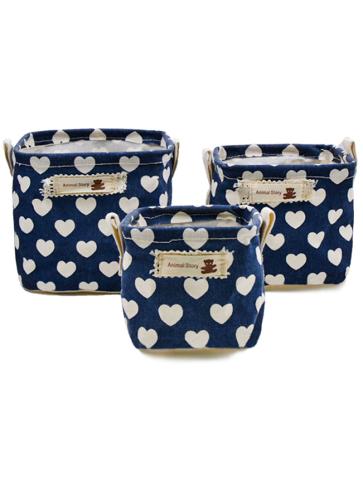 Набор корзинок (3 шт.) (14/12,5/10 см) для хранения (56133)      1/200шт.        