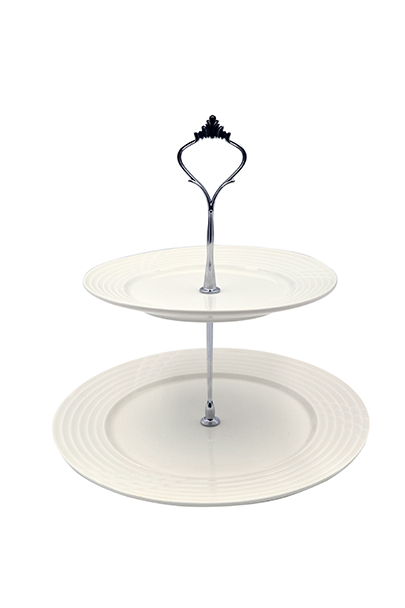 Ваза для фруктов 2-х ярусная (76042)         4/24шт.