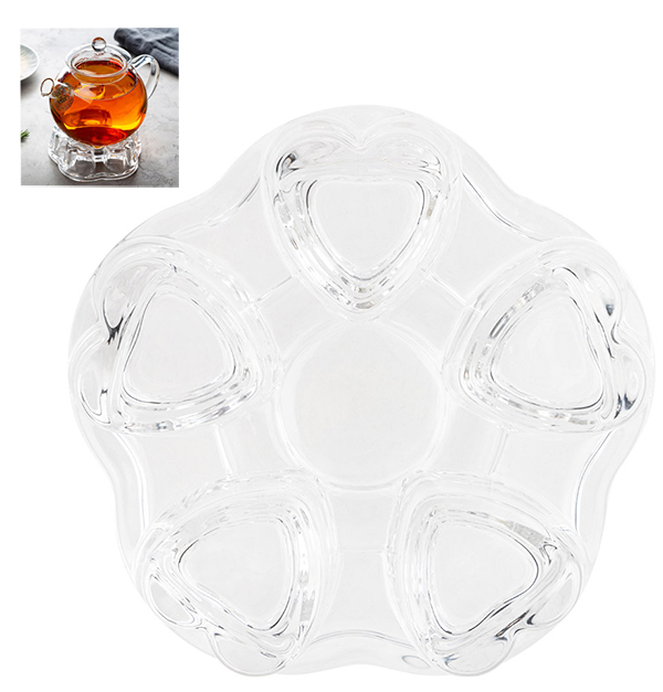 Подставка AROMA под заварочный чайник 106475, стеклянная, размер (12,5*5*14 см)  1/24 шт.